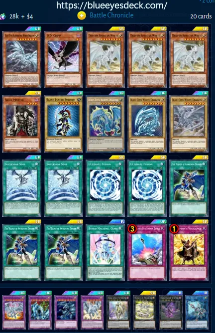 deck ojos azules duel links 2024